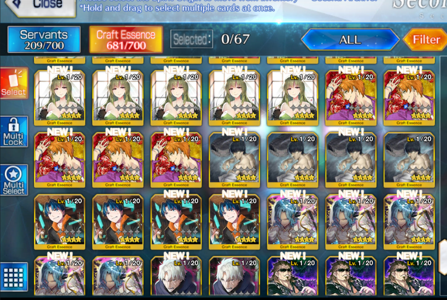 Cuenta FGO GLOBAL 🌍 | Altria Caster, Oberon, Koyanskaya, Charlemagne, Britomart NP4 🔥 + Bradamante, Medb, Taigong, Tametomo | Historia avanzada