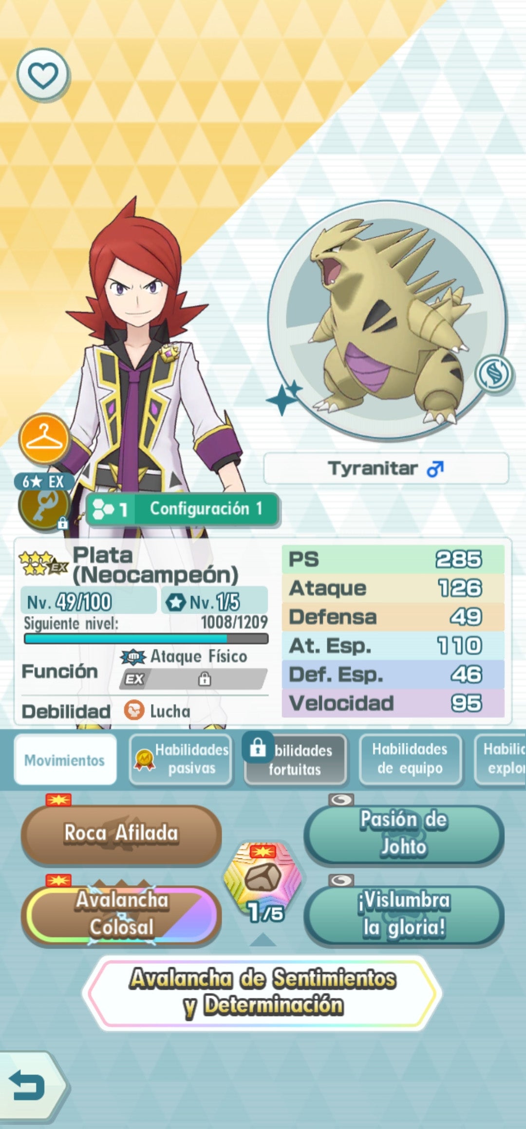70,230 GEMAS 💎 | Rojo Traje S, Rayo + Eco Architraje + Plata Architraje + Cintia Architraje + Bruno Neocampeon + Aura Neocampeon + N Architraje + Maximo Aniversario + Plata Neocampeon + Florian + Juliana + 70+COMPIS ⭐ | Pokémon Masters EX Cuenta inicial