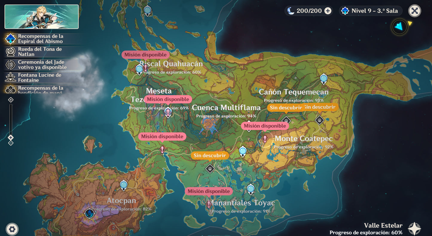 (REROLL + CUMPLEAÑOS LIBRE) Nivel 55 + Varka + 368 Destinos Entrelazados ✨