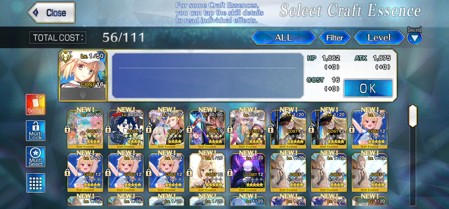 Ftgo Global✨2027+ Saint Quartz💎|#6 Lady Avalon + Altria Caster (Berserker) | Cuenta Avanzada