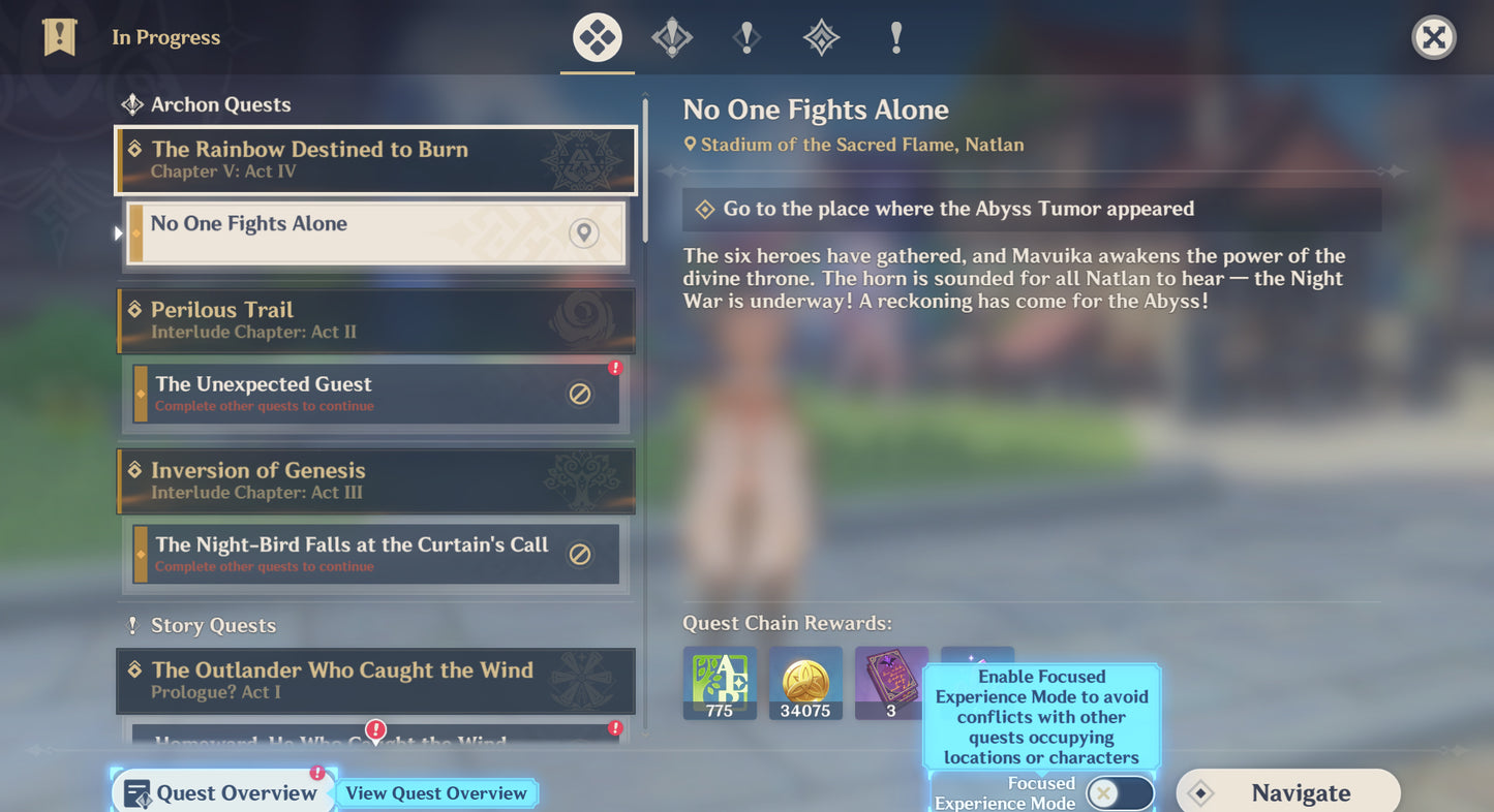 (REROLL + CUMPLEAÑOS LIBRE) Nivel 55 + Varka +Arma ✨+ 210 Destinos Entrelazados ✨