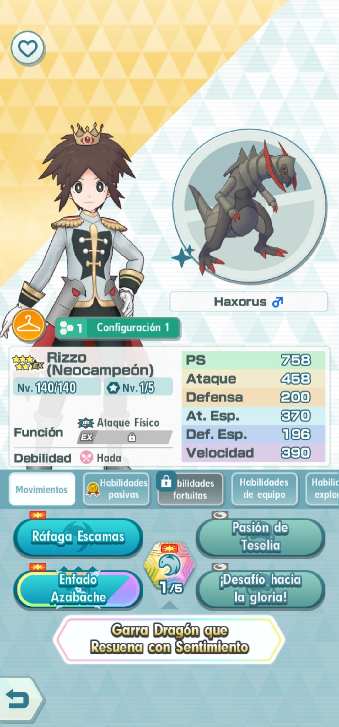 ✨ Lionel (Architraje) + Plata (Neocampeòn) + Rizzo (Neocampeón) + 💎155,660 Gemas 💎
