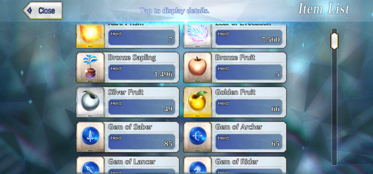 Ftgo Global✨965+ Saint Quartz💎|#4 Lady Avalon + Ibuki Douji (Berserker) + Tamamo no Mae | Cuenta Avanzada