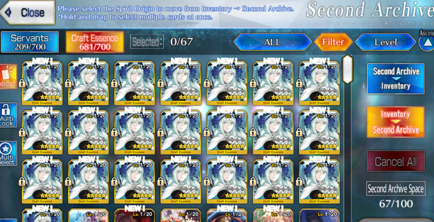 Cuenta FGO GLOBAL 🌍 | Altria Caster, Oberon, Koyanskaya, Charlemagne, Britomart NP4 🔥 + Bradamante, Medb, Taigong, Tametomo | Historia avanzada