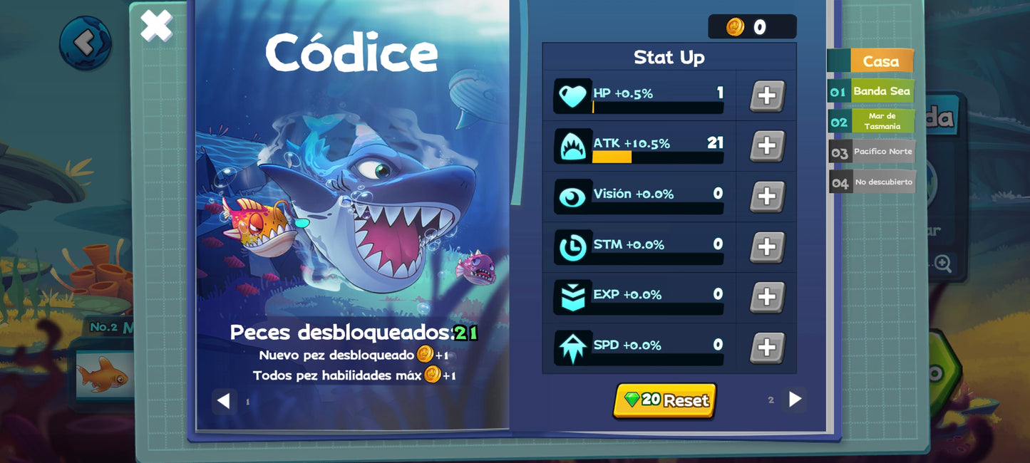 Fish Eat Fish.io⭐️Cuenta nivel Intermedio