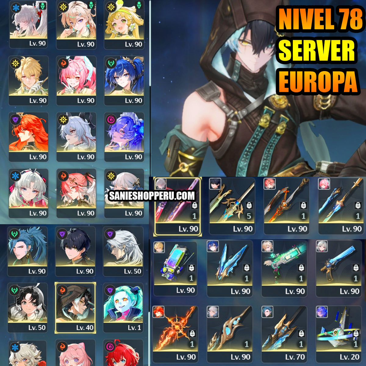 [Europa] UL 78| Qingxiao + Hiyuki + Arma + Luuk Herssen + Aemeath , etc