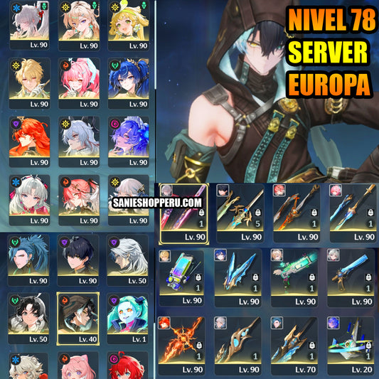 [Europa] UL 78| Qingxiao + Hiyuki + Arma + Luuk Herssen + Aemeath , etc