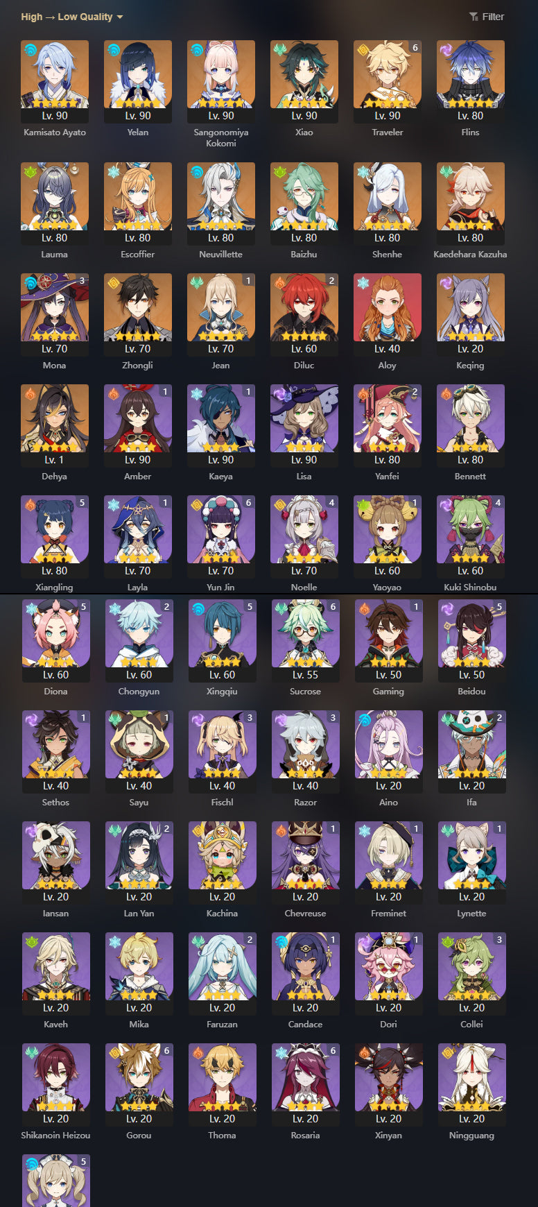 [Nivel 57] 12 Promocionales + Skin Neuvillette⭐️