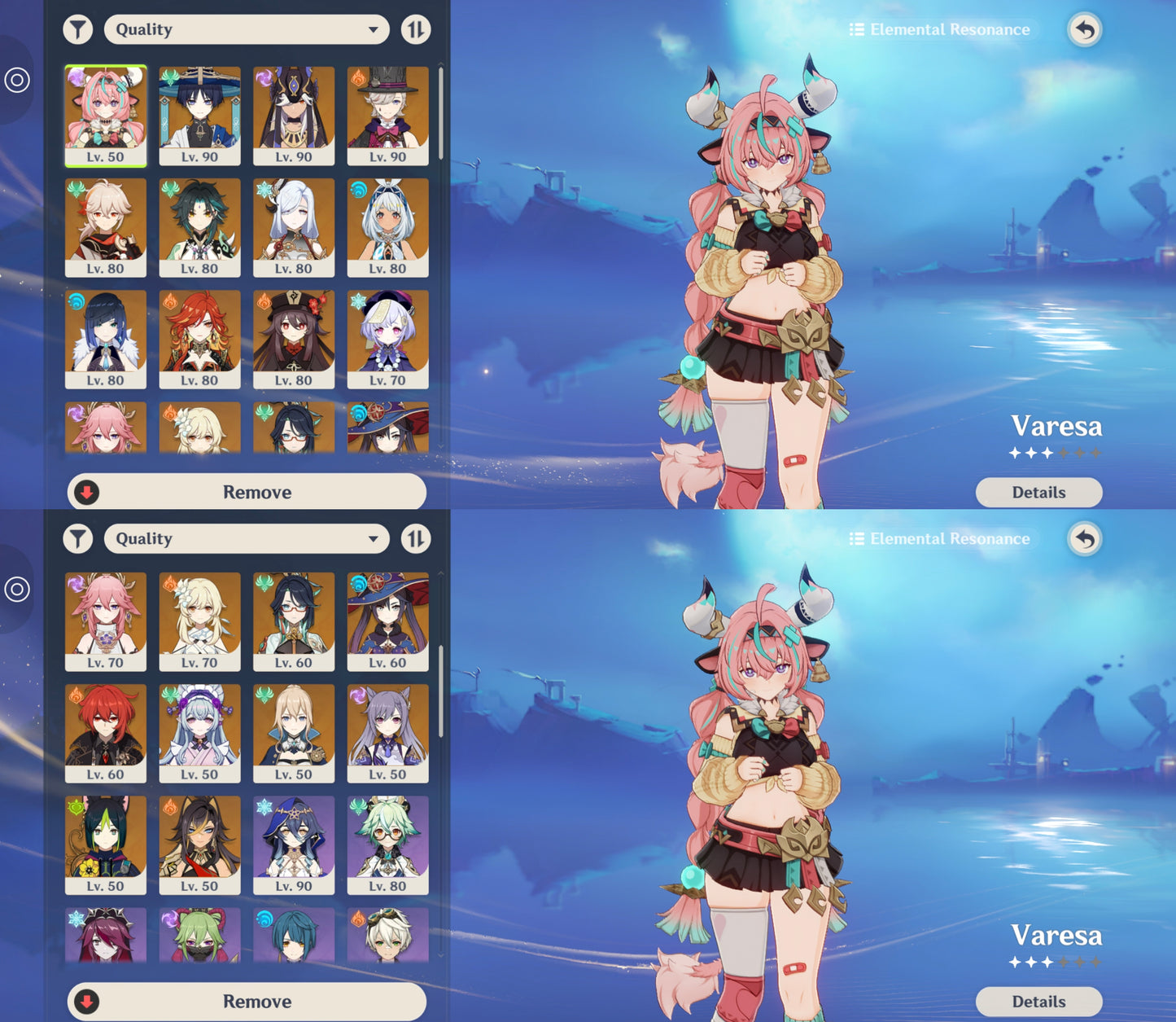 [2En1] Lv70|Yao Guang+Sparxie+Cono|SW Lv999+Cipher+Mydei+Herta+Acheron+Firefly+Aventurine+Evernight+Rappa+Gilgamesh+DH Terrae+Huohuo|RM E1+DH IL+Cono|Saber+Cono|Archer+Cono|Topaz+Ratio+Jing Yuan+Luocha+Fu Xuan