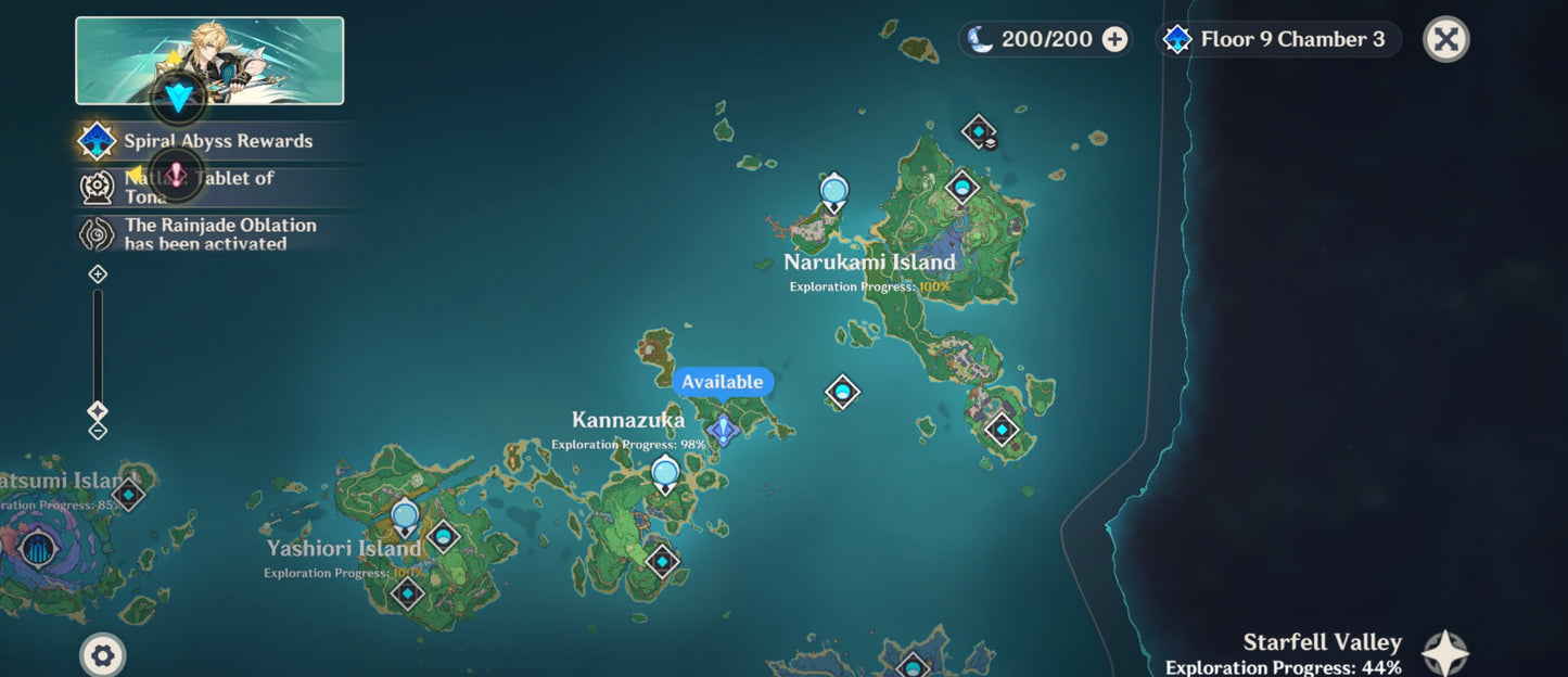 (REROLL + CUMPLEAÑOS LIBRE) Nivel 55 + Varka +Arma ✨+  164 Destinos Entrelazados ✨