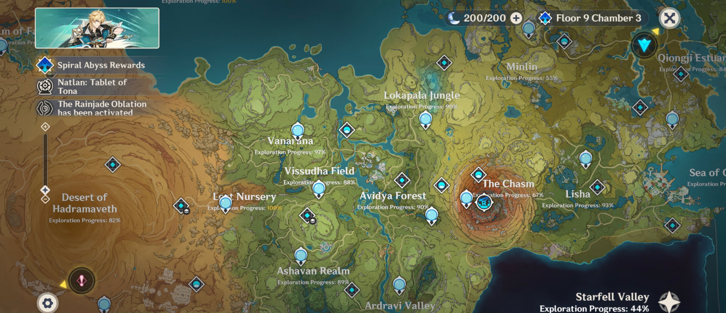 (REROLL + CUMPLEAÑOS LIBRE) Nivel 55 + Varka +Arma ✨+  164 Destinos Entrelazados ✨