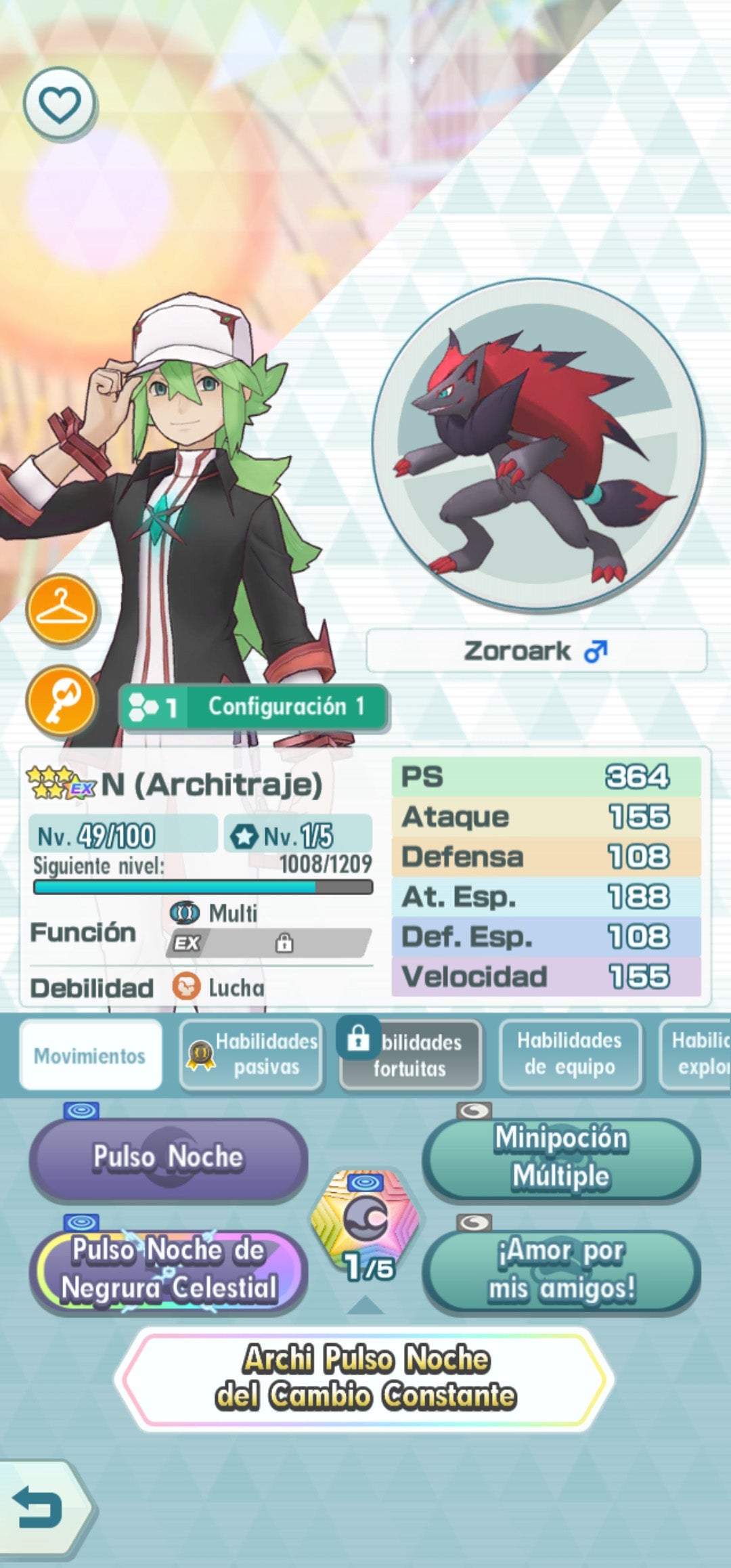 70,230 GEMAS 💎 | Rojo Traje S, Rayo + Eco Architraje + Plata Architraje + Cintia Architraje + Bruno Neocampeon + Aura Neocampeon + N Architraje + Maximo Aniversario + Plata Neocampeon + Florian + Juliana + 70+COMPIS ⭐ | Pokémon Masters EX Cuenta inicial