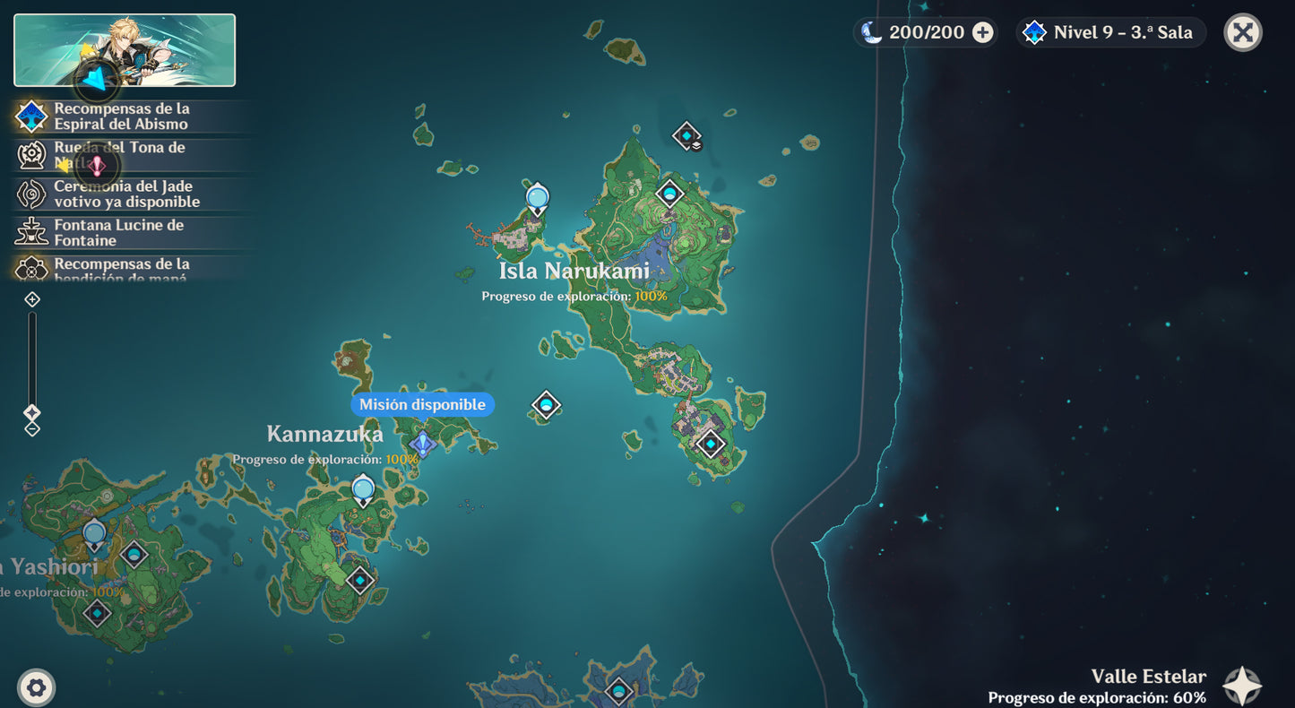 (REROLL + CUMPLEAÑOS LIBRE) Nivel 55 + Varka + 368 Destinos Entrelazados ✨