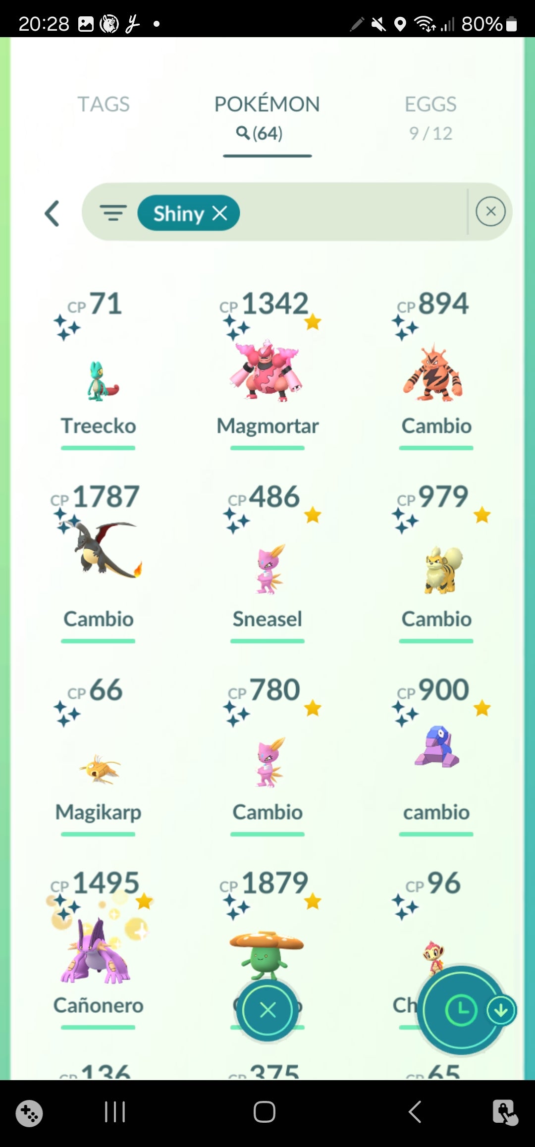 [Nivel 40] ✨ Legendarios: 53 ✨ Pokemon Shiny: 64