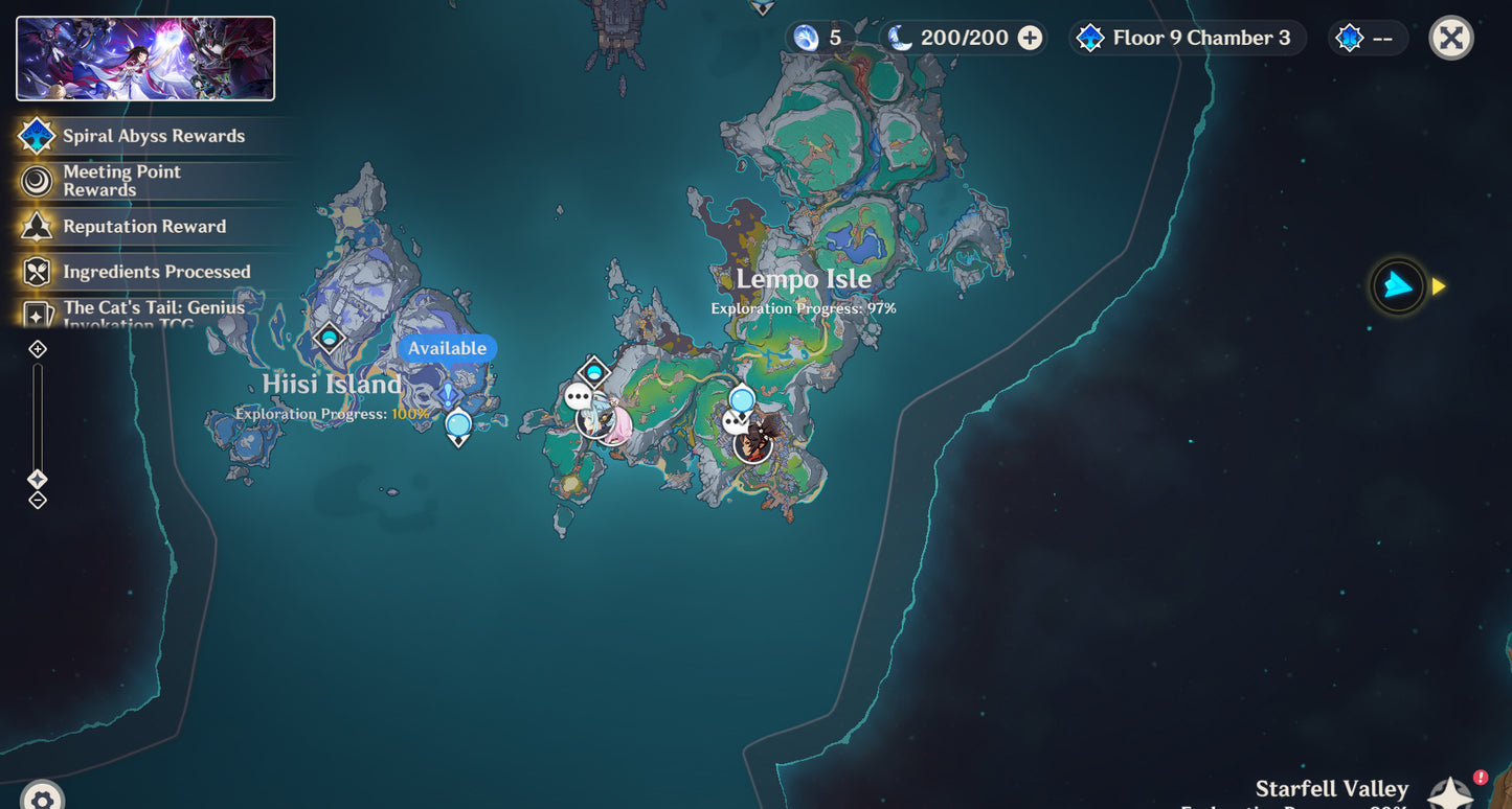 [AR 59] ⭐️ Flins + Neuvillette + Furina C1 + Kinich + Navia + Chasca + Yelan + Mualani + Nahida + Kazuha + Venti  — Cuenta Genshin Impact