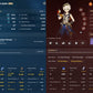 [Nivel 59] ✨Raiden Shogun C1 + Hu Tao C1 + Baizhu C1 + Kazuha + Zhong Li + Neuvillette + Xiao + Ganyu + Ayaka + Cyno + Yelan + Tartaglia + Arlecchino + Albedo + Venti + Wanderer + Tighnari C1 + Dehya C1 + Keqing + Jean + Diluc + Mona + Qiqi + Aloy