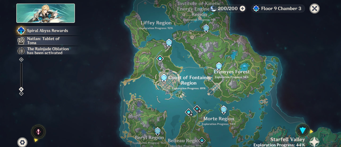 (REROLL + CUMPLEAÑOS LIBRE) Nivel 55 + Varka +Arma ✨+  164 Destinos Entrelazados ✨