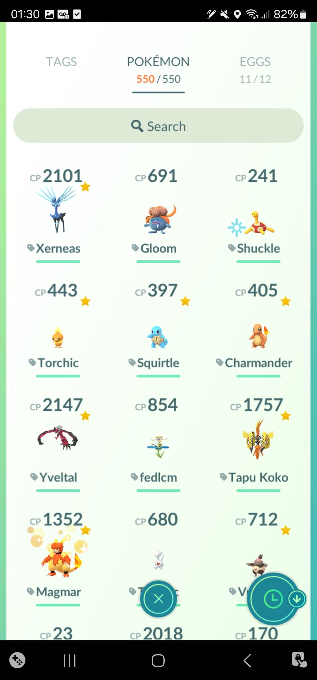 [Nivel 34] ✨ Legendarios: 72 ✨ Pokemon Shiny: 25