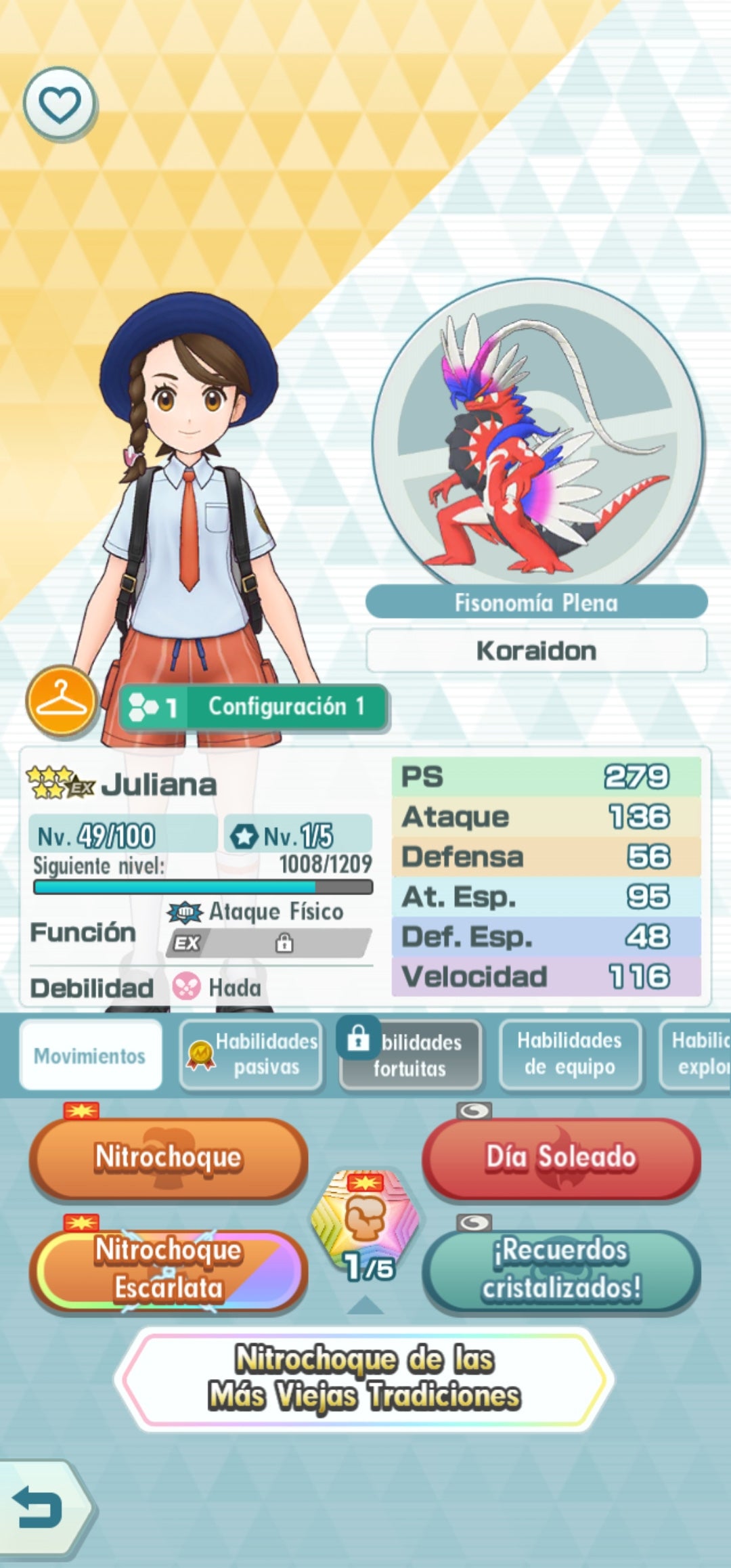 [Android] 1 NEOCAMPEON + 2 ARCHITRAJES⚡| ✨ N 3/5 (ARCHITRAJE) , Cintia (ARCHITRAJE), Rizzo (NEOCAMPEON), Máximo (Aniversario) ,Juliana, Florian, Rojo (TRAJE S, RAYO)