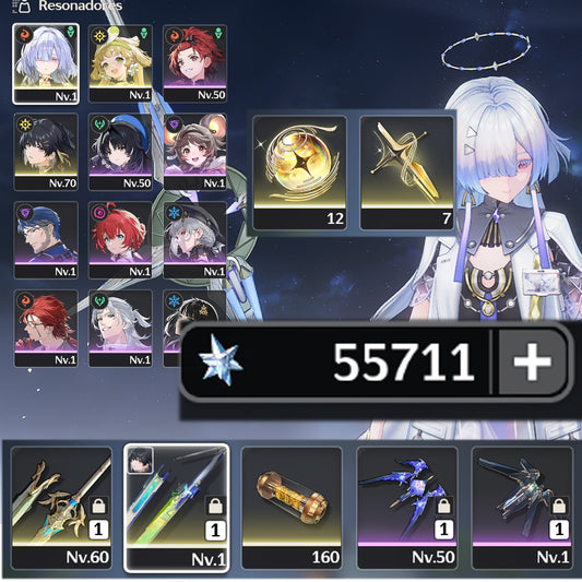 [Nivel 46] 55,711Astritas 💎+ Mornye + Verina C1 + 12 MAREA RADIANTE + 7 MAREA DE FORJA