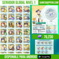 70,230 GEMAS 💎 | Rojo Traje S, Rayo + Eco Architraje + Plata Architraje + Cintia Architraje + Bruno Neocampeon + Aura Neocampeon + N Architraje + Maximo Aniversario + Plata Neocampeon + Florian + Juliana + 70+COMPIS ⭐ | Pokémon Masters EX Cuenta inicial