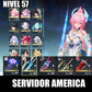 [Nivel 57] Lucy + Denia + Arma , Chisa + Arma , Aemeath + Arma , Lupa + Arma , Mornye , Rebecca , Calcharo , Verina , Jianxin , Lingyang