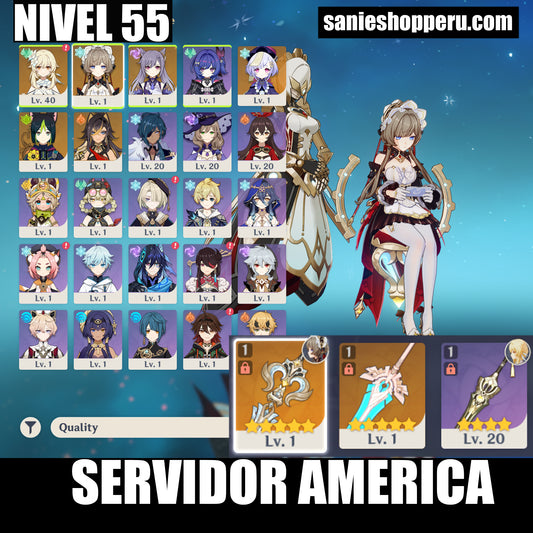 [Nivel 55] Sandrone + Arma ⭐️ Cumpleaños libre