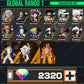 [GLOBAL-Android] +2320 GEMAS 💎| [Nika] Monkey D. Luffy + Gold D. Roger + Rob Lucci (DESPERTAR) | ONE PIECE Bounty Rush cuenta inicial