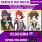 ✨ Lionel (Architraje) + Plata (Neocampeòn) + Rizzo (Neocampeón) +  💎155,660 Gemas 💎
