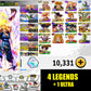 [ANDROID] 10,300 Cronocristales💎1 ULTRA + 4 LEGENDS⭐️ Goku (MINI) , Súper Vegetto + Bardock + Piccolo+  11 LL |DRAGON BALL Legends Cuenta