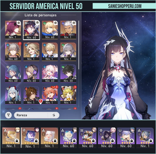 [Nivel 50] CUMPLEAÑOS LIBRE!⭐️ Hysilens + Cono + Kafka + Saber + Cono + Archer + Yanqing + Gepard + Bronya