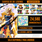 [Android]  24,580 Cronocristales 💎|  ⭐️ Majin Vegeta[ULTRA] | ⭐️ 6 Legends Limited | Dragon Ball: Legends Cuenta Reroll