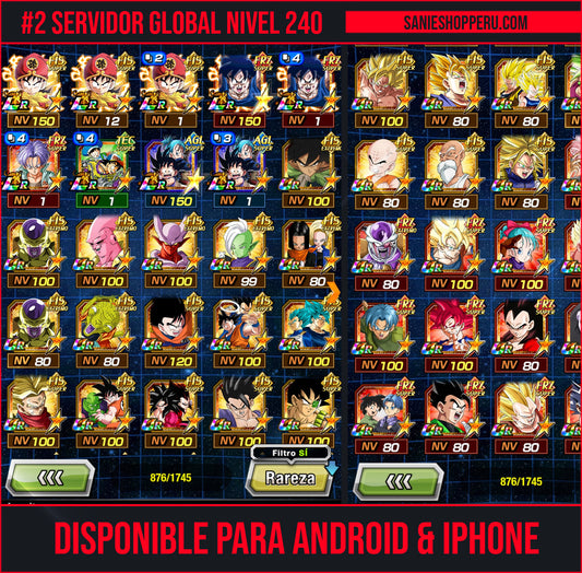 [Android/Iphone] 9 LR + 70 UR + 300 SR| DRAGON BALL Z DOKKAN BATTLE