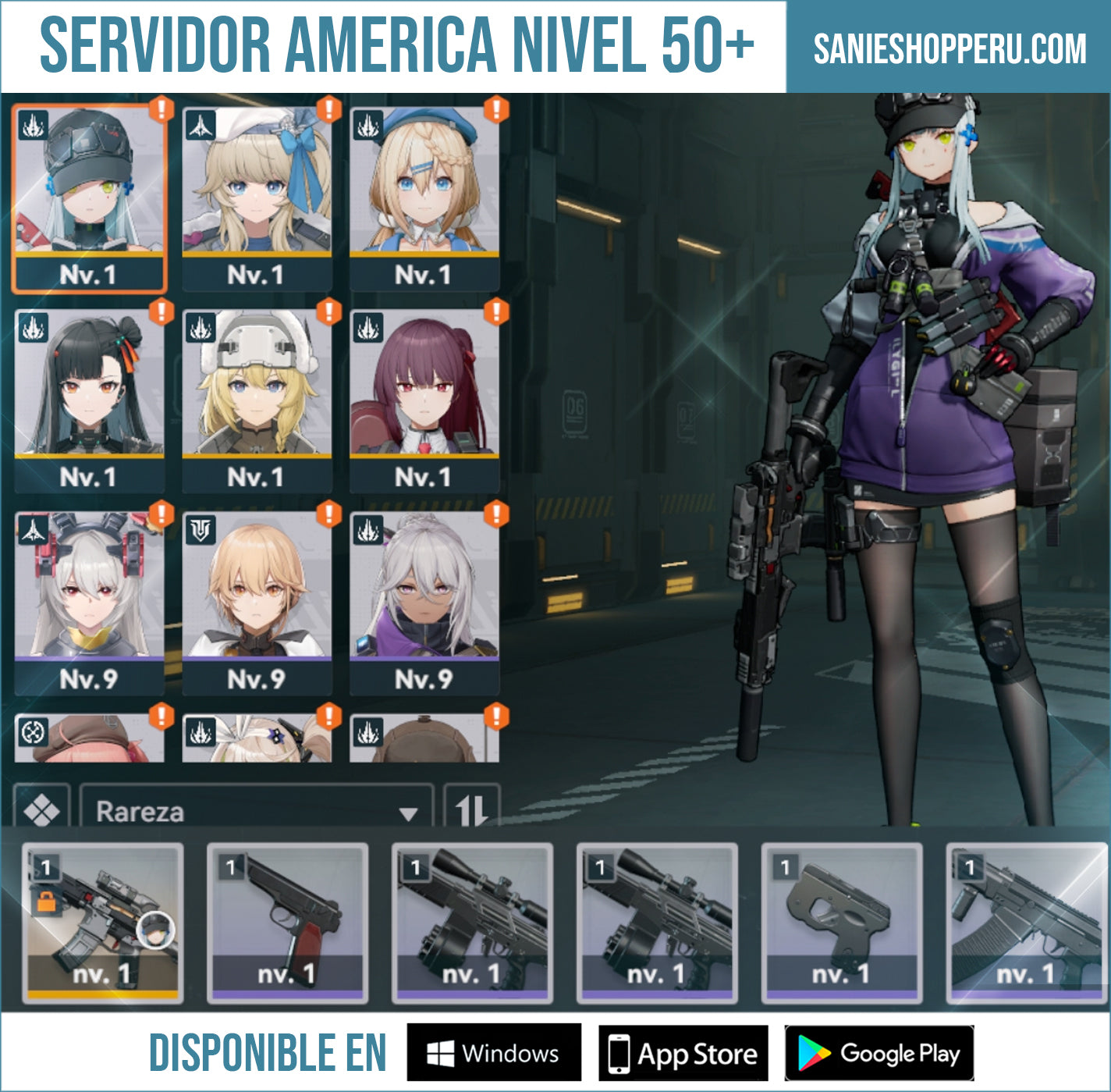 [Nivel 50] ✨ Klukai + Skylla (Arma) , Makiatto , Qiongjiu , Papasha , Mosin-Nagant