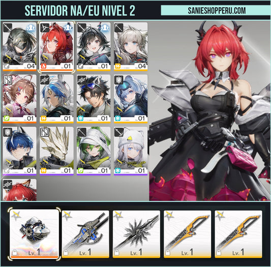 NA/EU Nivel 2 ⭐️ Laevatain