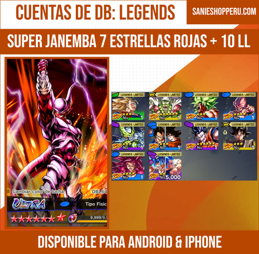[Android & iPhone] ⭐️ SUPER JANEMBA 7 ESTRELLAS ROJAS⭐️ + 10 LL