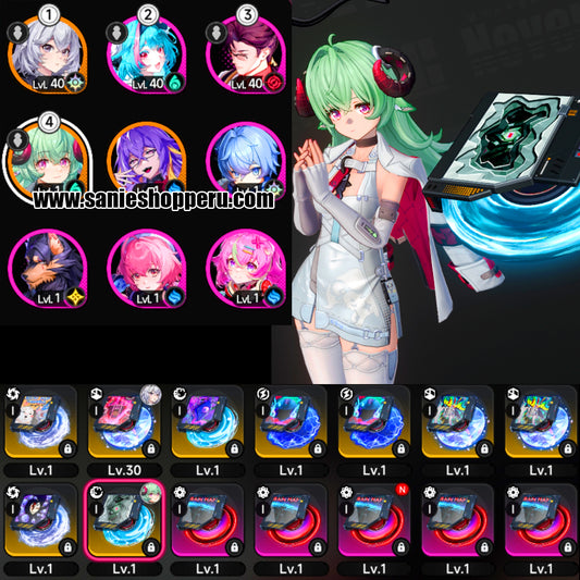 [Lvl 26] Iroi + Disco 5⭐️: La puerta equivocada + Fadia + Sakiri| SERVER AMERICA | Neverness to Everness NTE Cuenta reroll