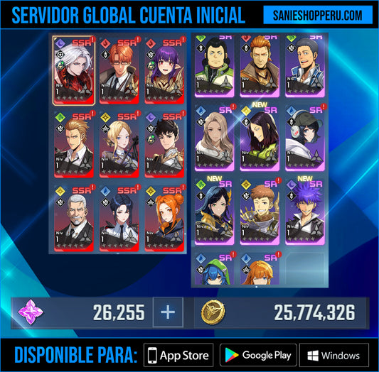 [Cuenta Inicial] +26,255 Piedras Esenciales 💎