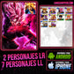 [ANDROID & IPHONE] 2 LR ( Supersaiyajin rosa ultra supervillano Goku Oscuro+ Super Vegeto ) + 7 LL
