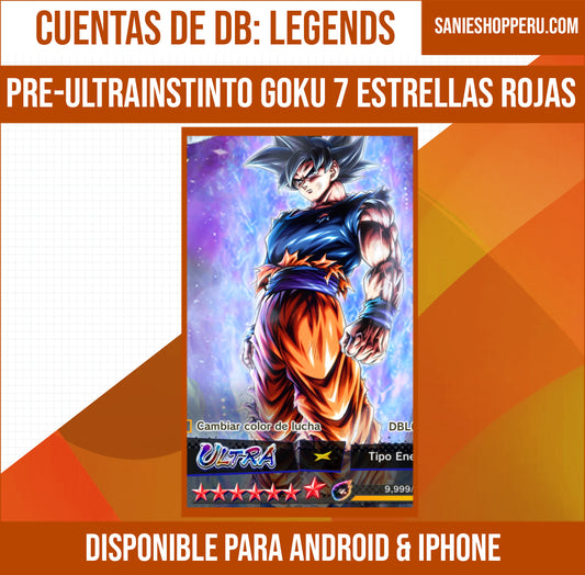 [Android & iPhone] ⭐️ PRE-ULTRAINSTINTO GOKU 7 ESTRELLAS (ROJAS)