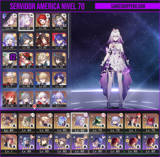 [TL 70] ✨ The Herta + Castorice + Tribbie + Cipher + Robin + Yunli + Tingyun + Acheron + Feixiao E2 + Rappa + Aventurine + Ruan Mei + Archer