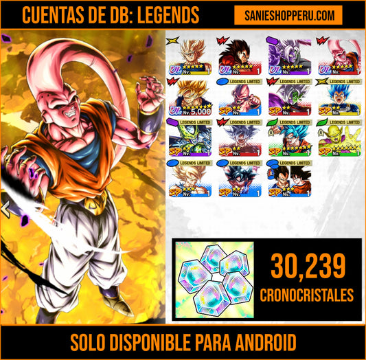 [Android] ⭐️ 4 ULTRAS Majin Vegeta + SS4 Vegeta + Mitad Corrupto Zamazu Fusionado + Absorción de Gohan Definitivo— 💎30,239 Cronocristales💎