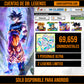 [Android] 69,659 Cronocristales 💎|  ⭐️ Pre-ultrainstinto Goku [ULTRA] | ⭐️ 2 Legends Limited | Dragon Ball: Legends Cuenta Reroll