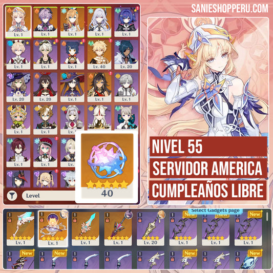 [Nivel 55] ⭐️40 Destinos Entrelazados⭐️ + Escoffier + Durin + Nicole + Skirk