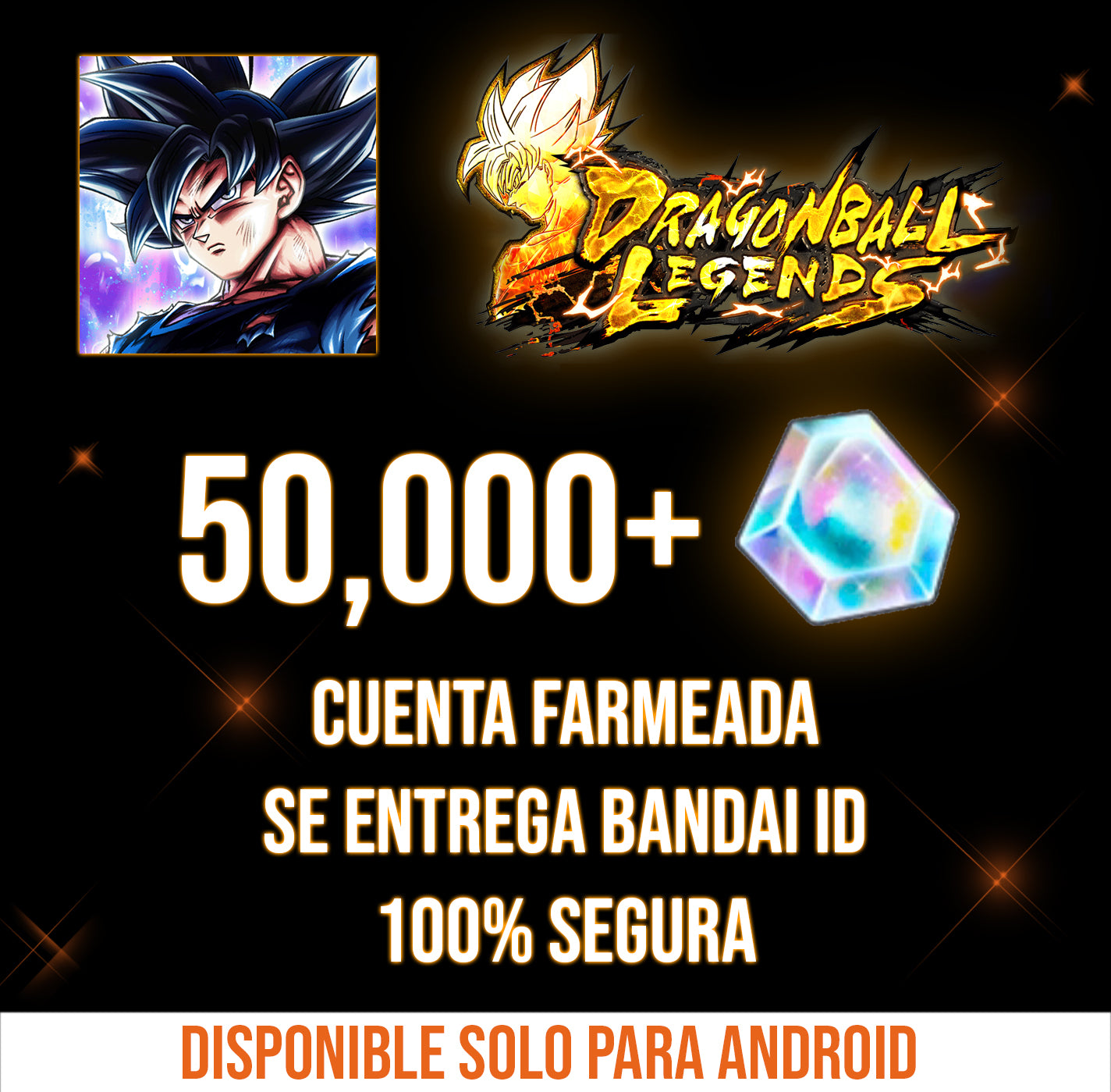 [Solo Android✅] 💎50,000 Cronocristales💎 (NO ES RECARGA)