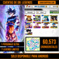 [Android] 60,573 Cronocristales 💎|  ⭐️ Pre-ultrainstinto Goku | ⭐️ 7 Legends Limited | Dragon Ball: Legends Cuenta Reroll