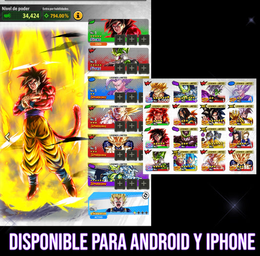 [Android & iPhone] SSJ4 Goku ULTRA + CELL ULTRA + 13 LL