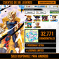[Android] 32,771  Cronocristales 💎|  ⭐️ Majin Vegeta [ULTRA] | ⭐️ 4 Legends Limited | Dragon Ball: Legends Cuenta Reroll