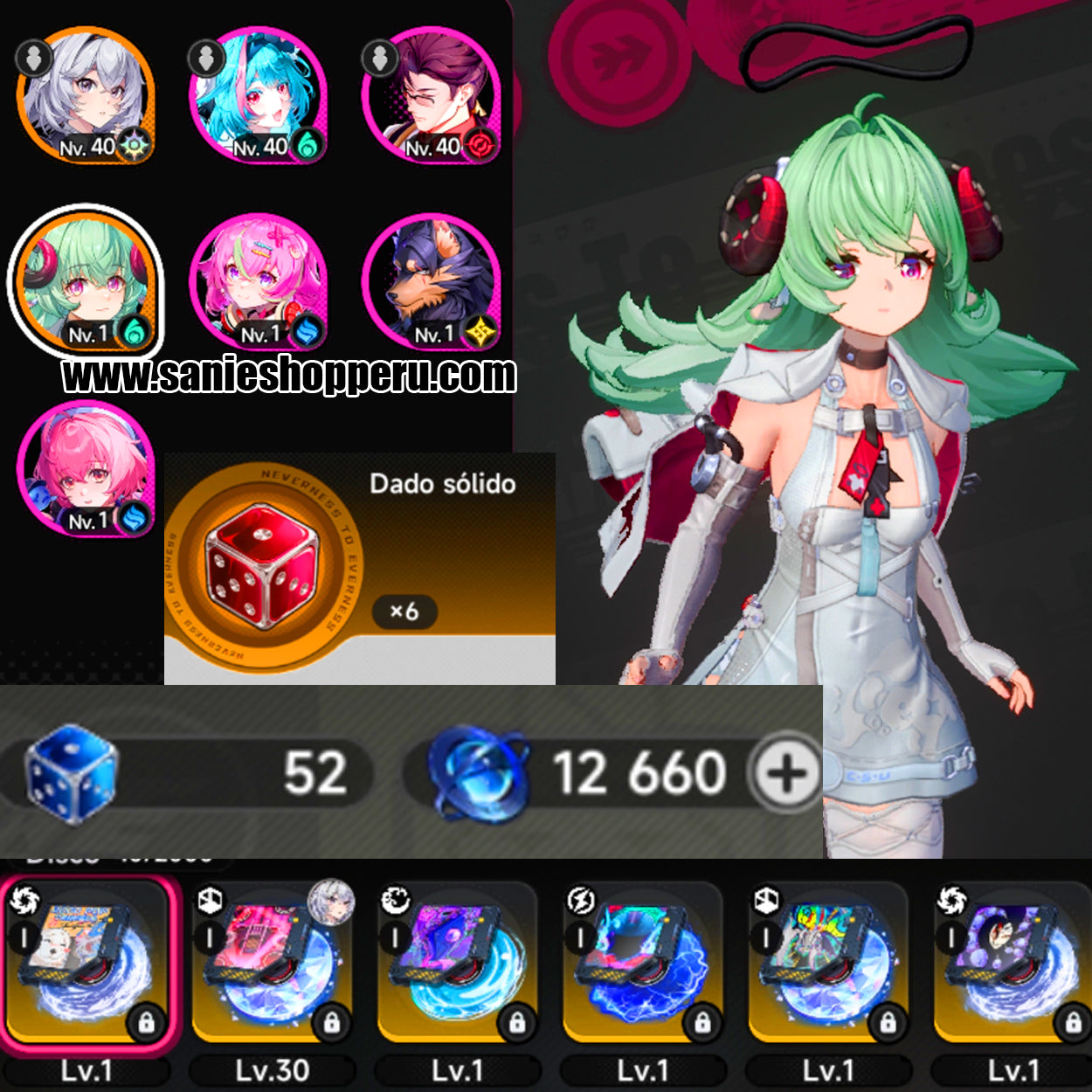 [Lvl 26] Iroi + 12660 Arolitas💎 + 58 dados 🎲|SERVER AMERICA | Neverness to Everness NTE Cuenta reroll