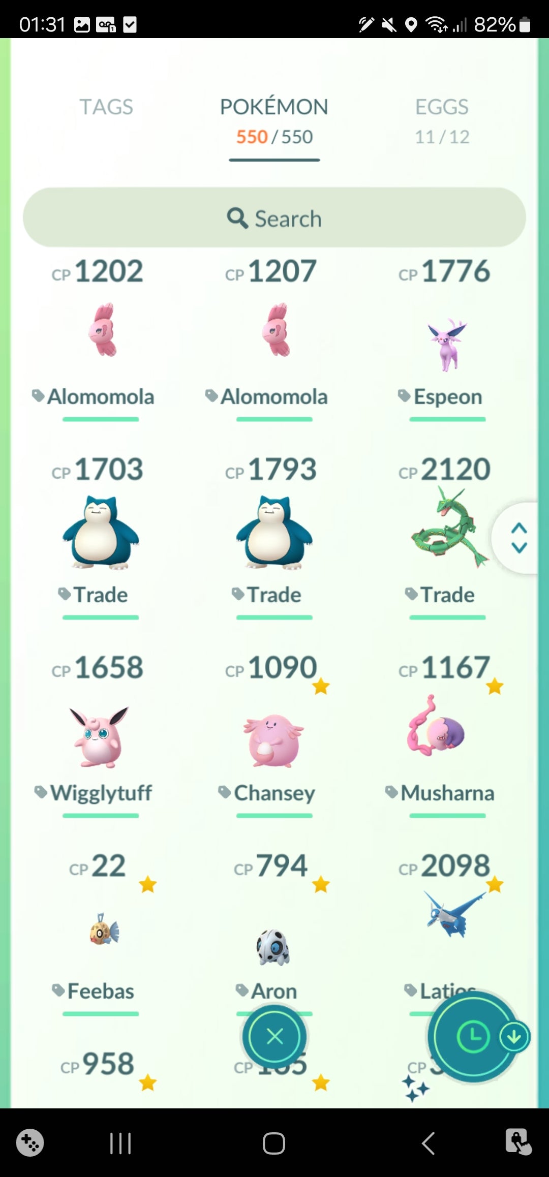 [Nivel 34] ✨ Legendarios: 72 ✨ Pokemon Shiny: 25